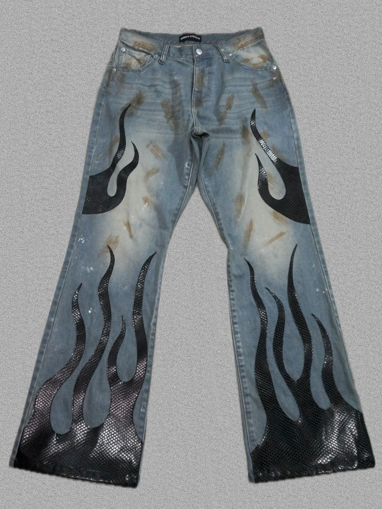 FIRE PATCH JEANS【SNAKE】