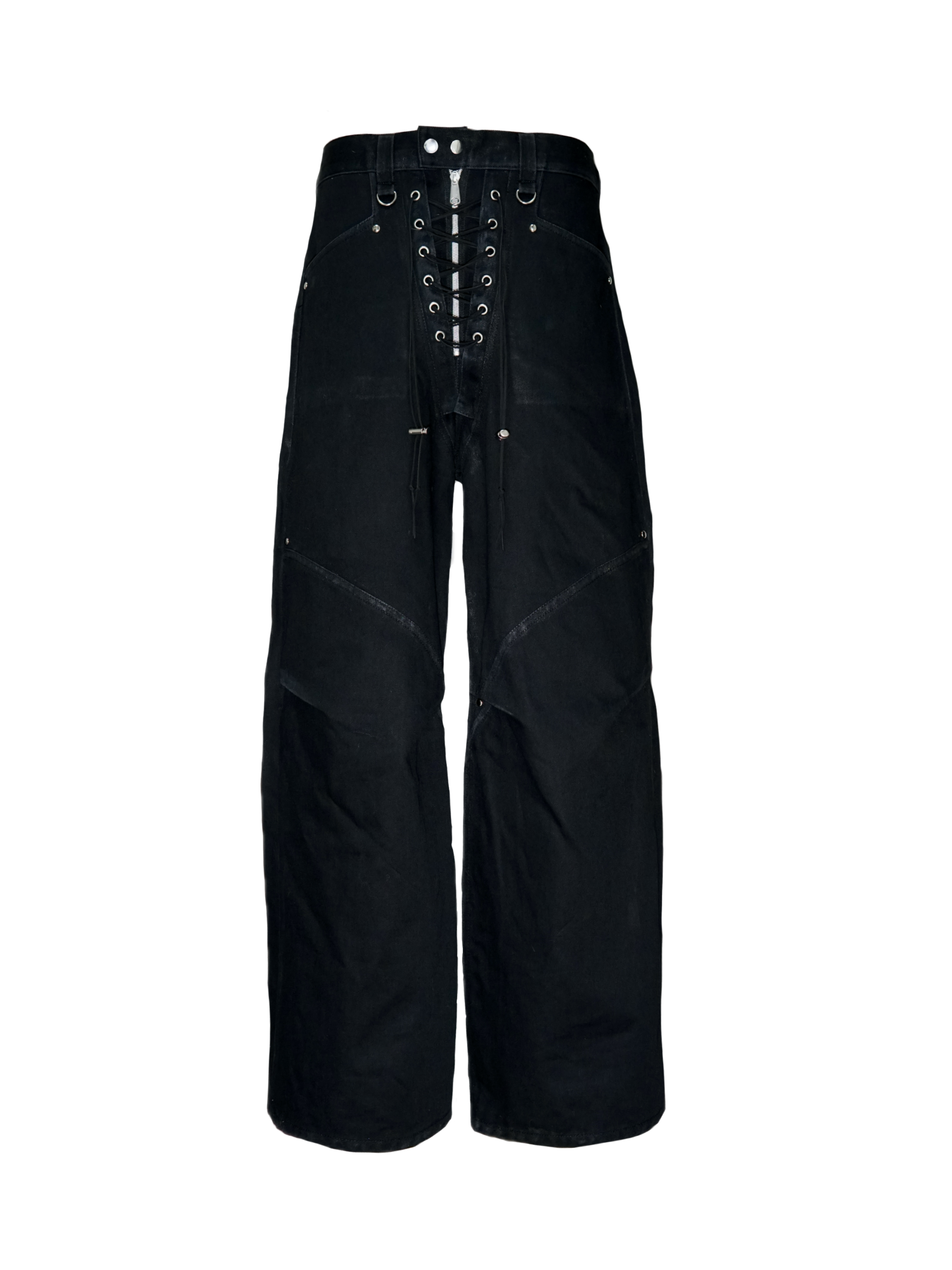 CORSET LACE-UP PANTS