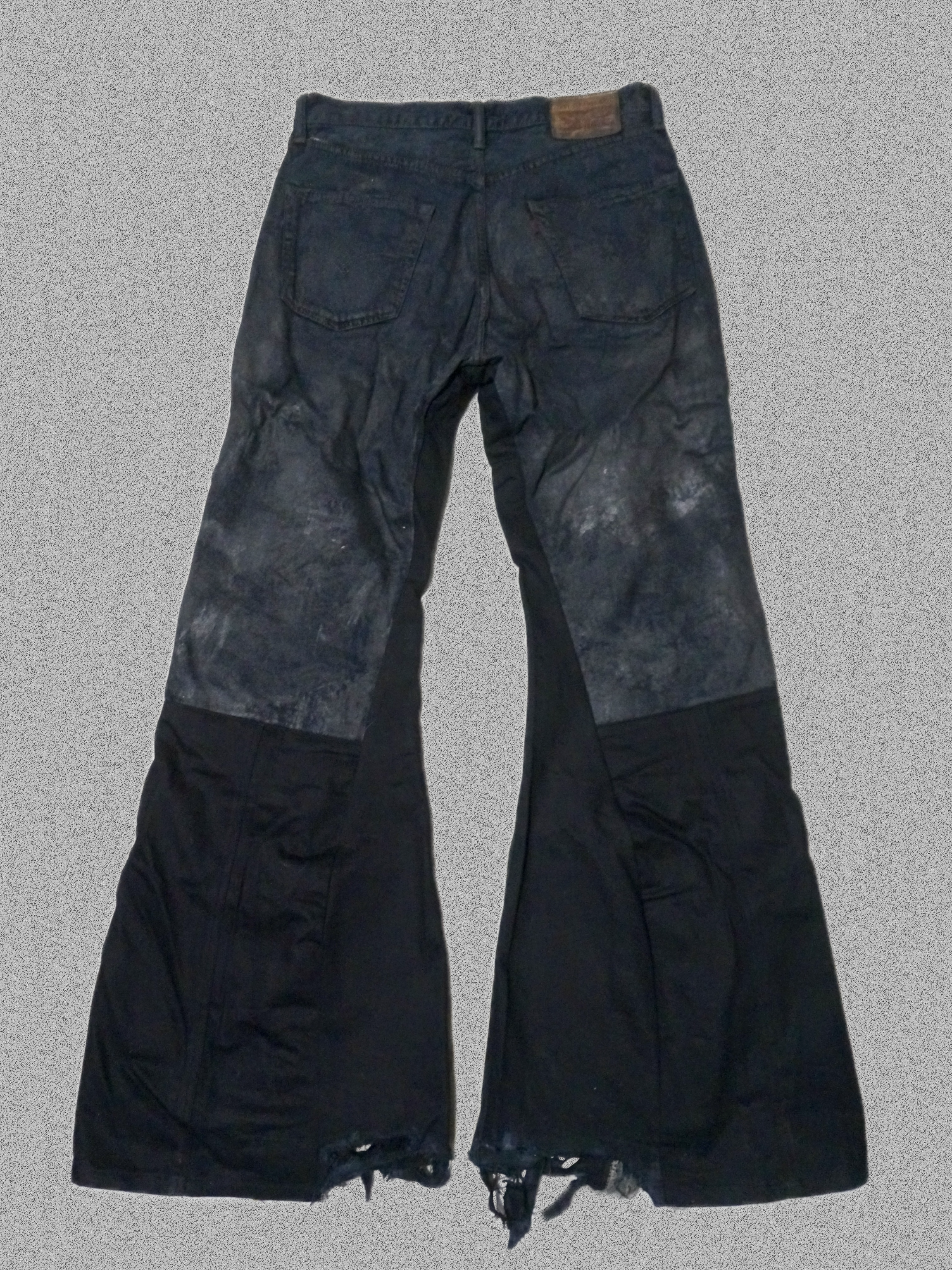 FUR FLARE JEANS