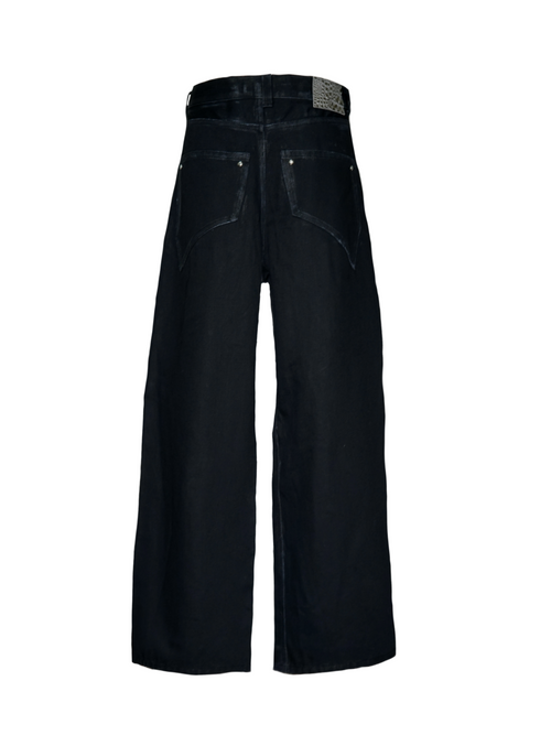 CORSET LACE-UP PANTS