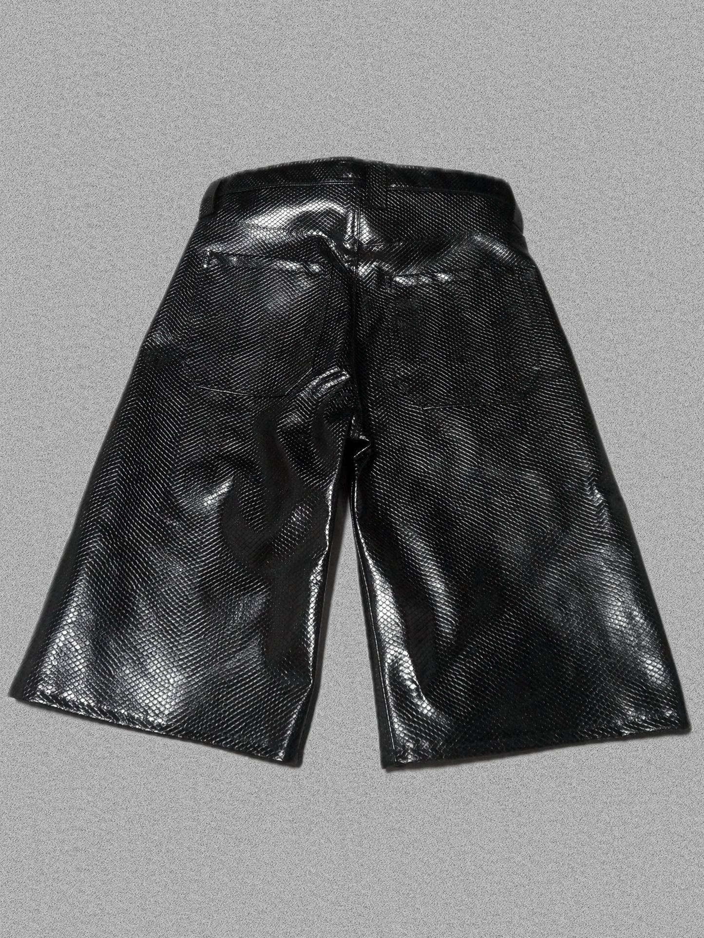 SNAKE LEATHER SHORT
