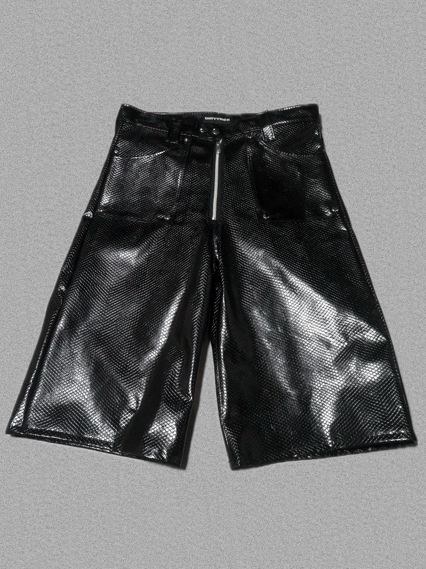 SNAKE LEATHER SHORT