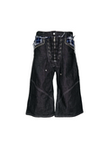 CORSET LACE-UP SHORTS
