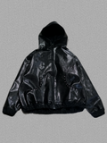HOODED JACKET【SNAKE LEATHER】