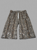 PYTHON SEQUIN SHORT