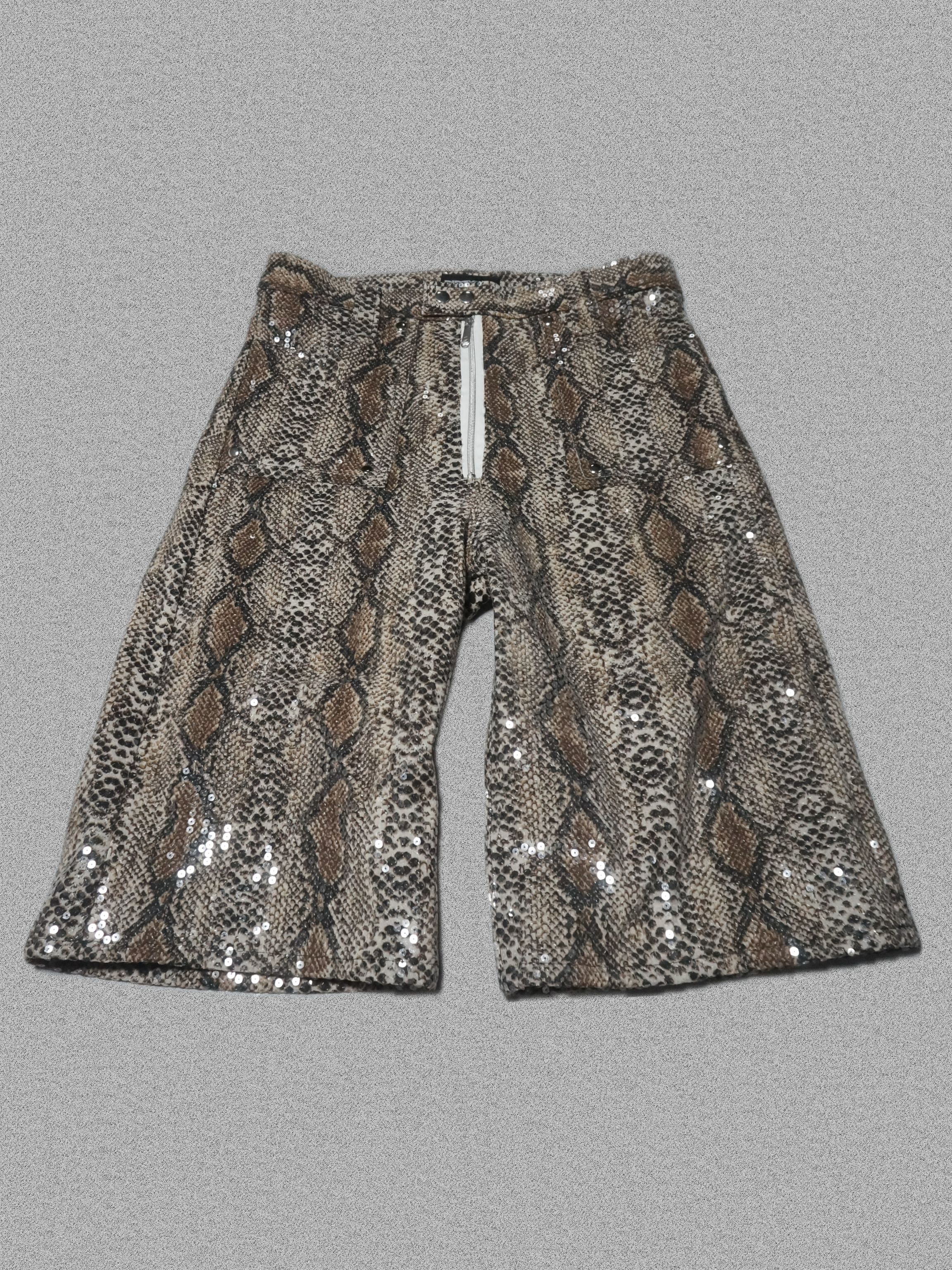 PYTHON SEQUIN SHORT