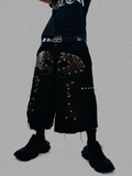 SKELETON JOGGER SHORTS