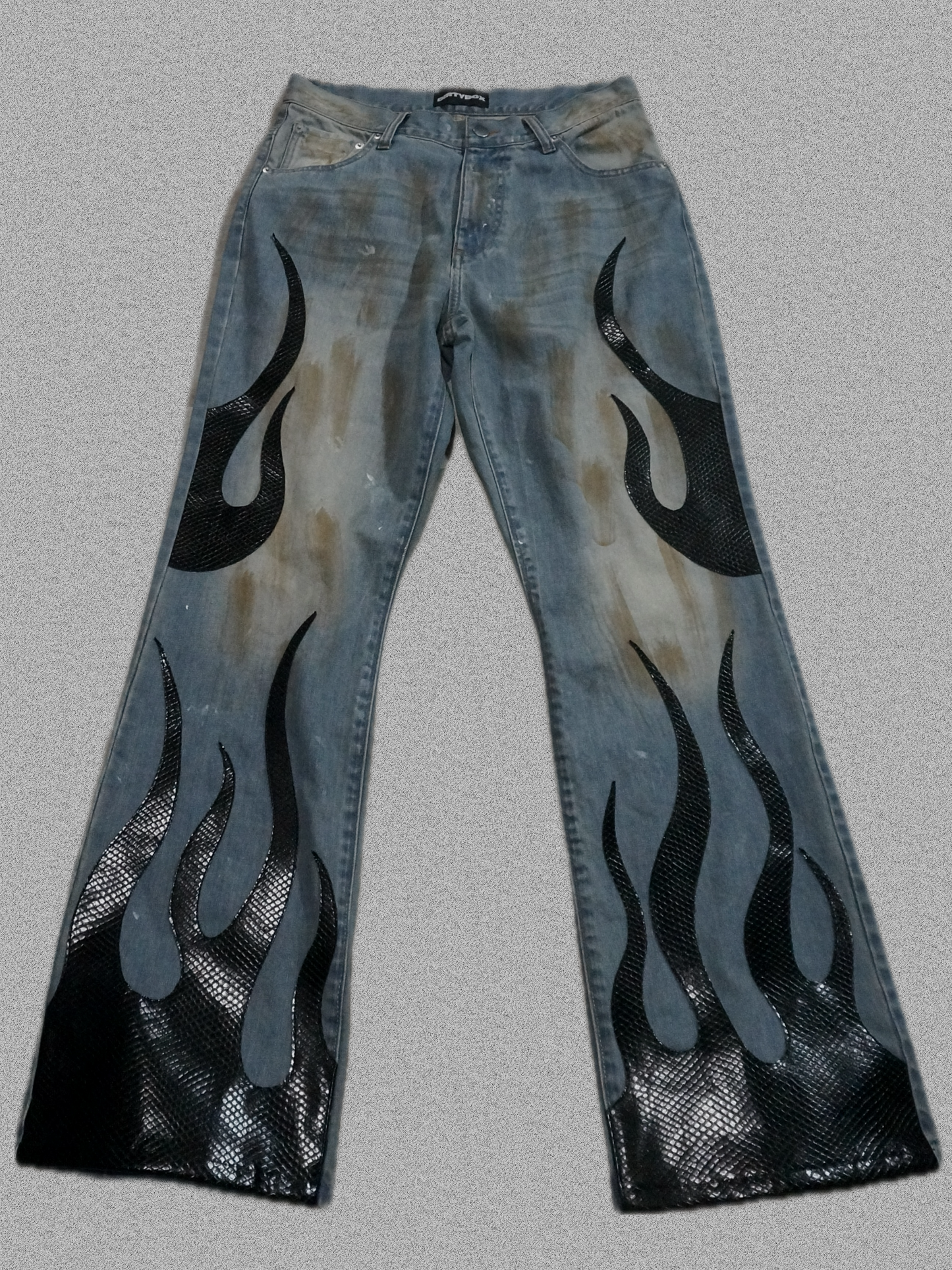 FIRE PATCH JEANS【SNAKE】
