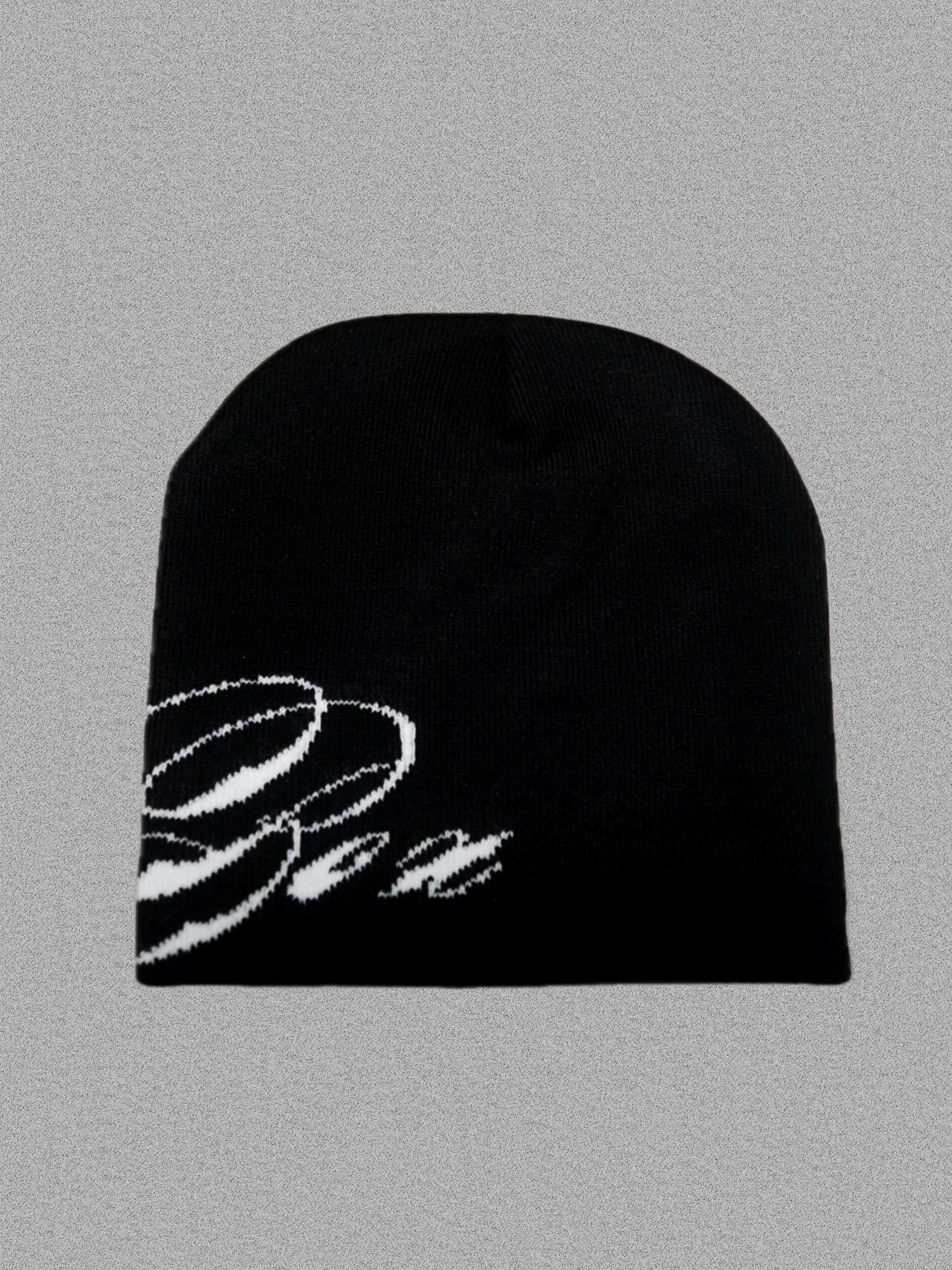 CURSIVE LOGO BEANIE