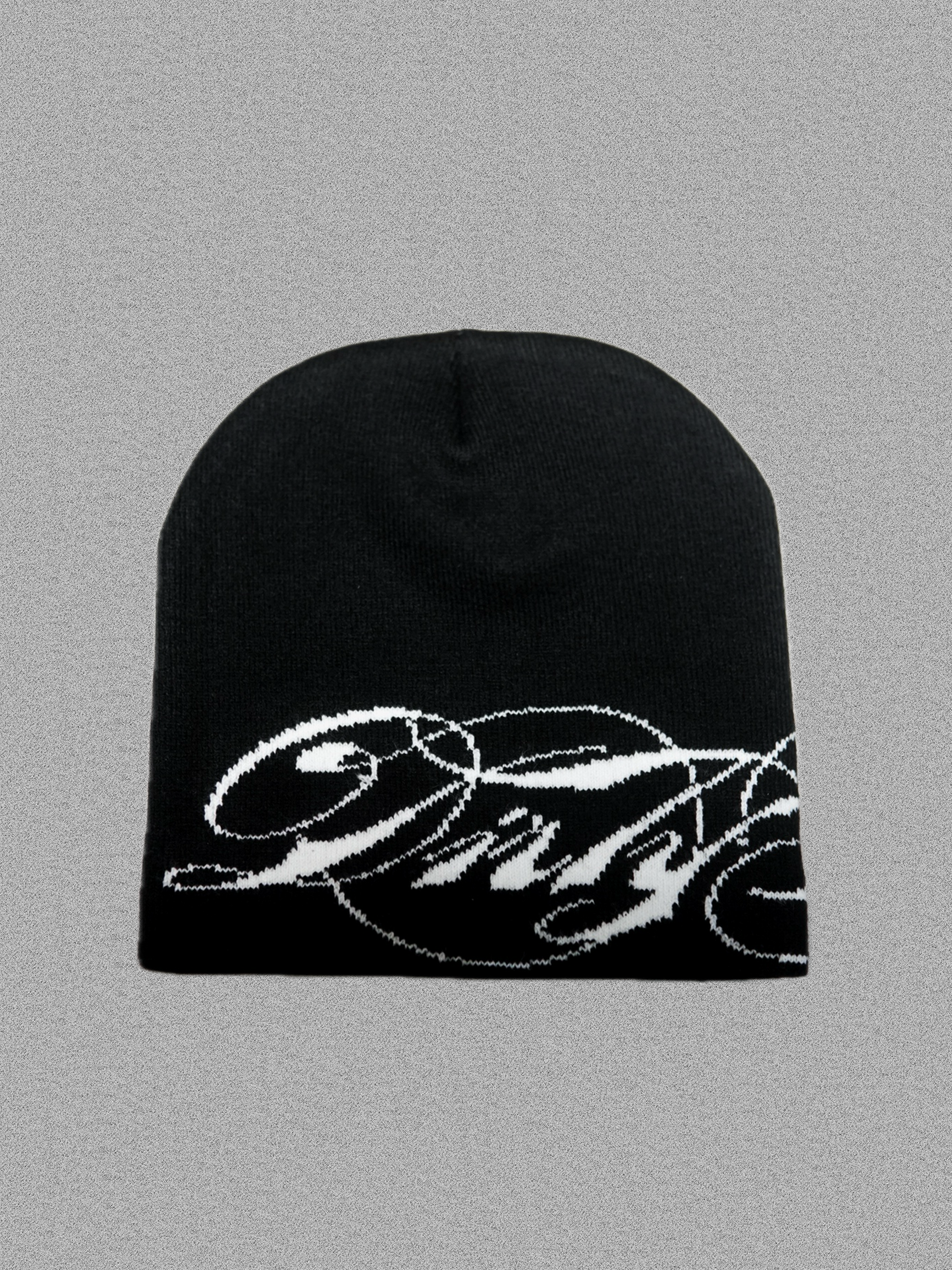 CURSIVE LOGO BEANIE
