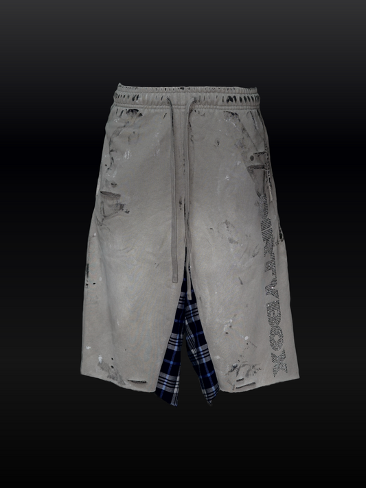 RAW EDGE SWEAT SHORTS
