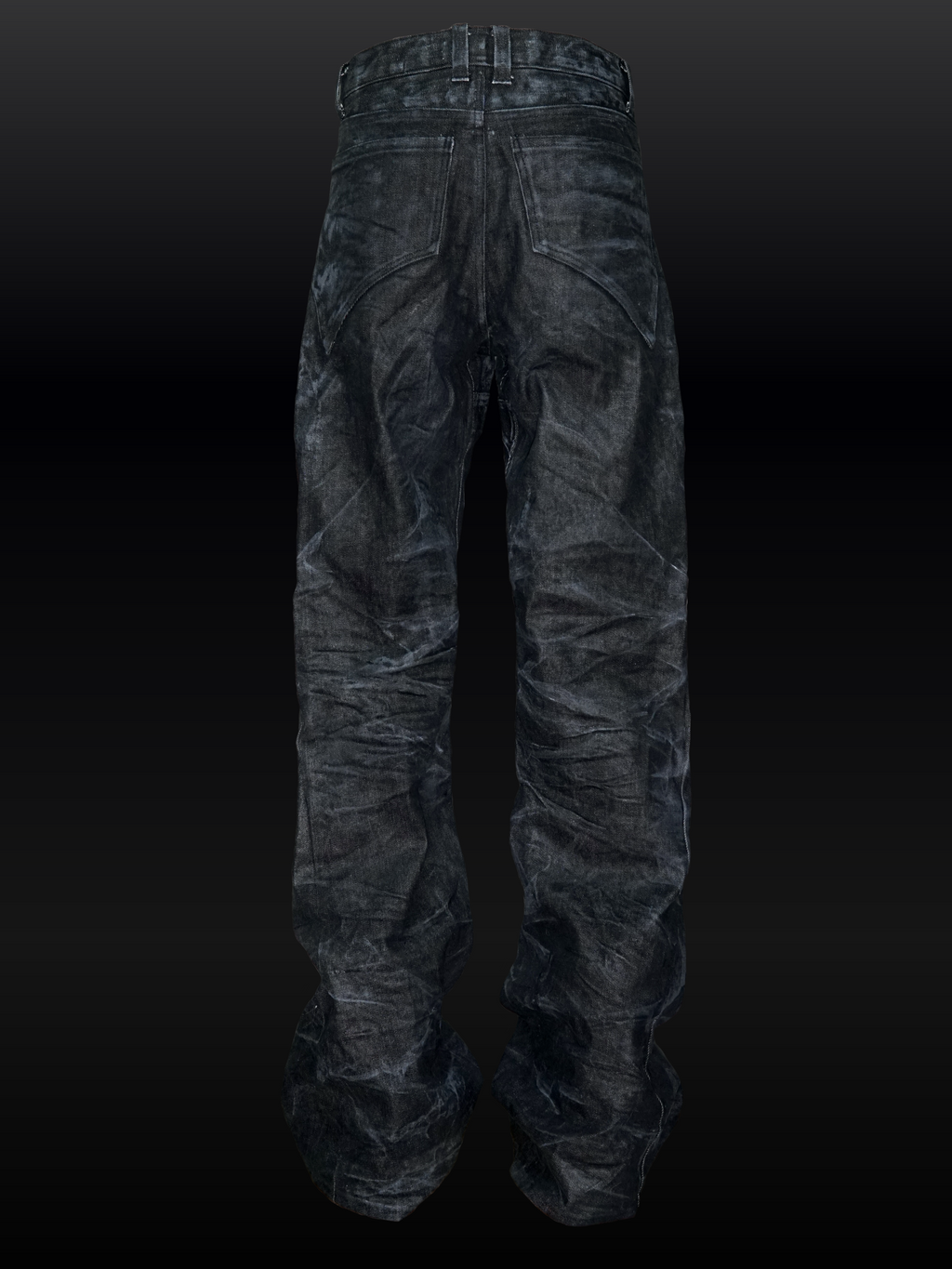 ASH VEIN FLARED JEANS【BLACK】