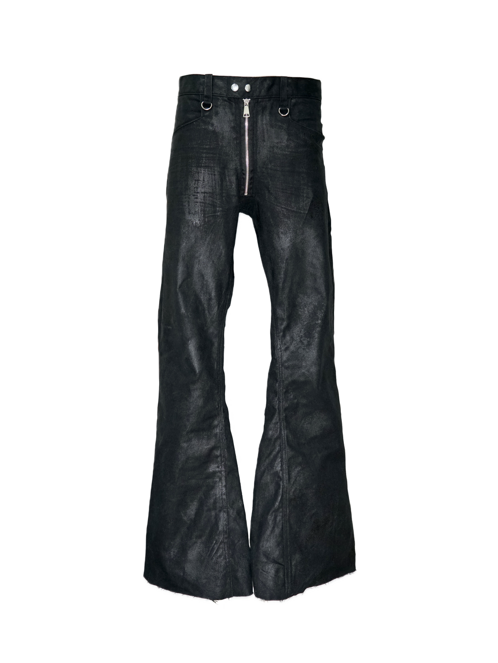 COATING FLARED PANTS