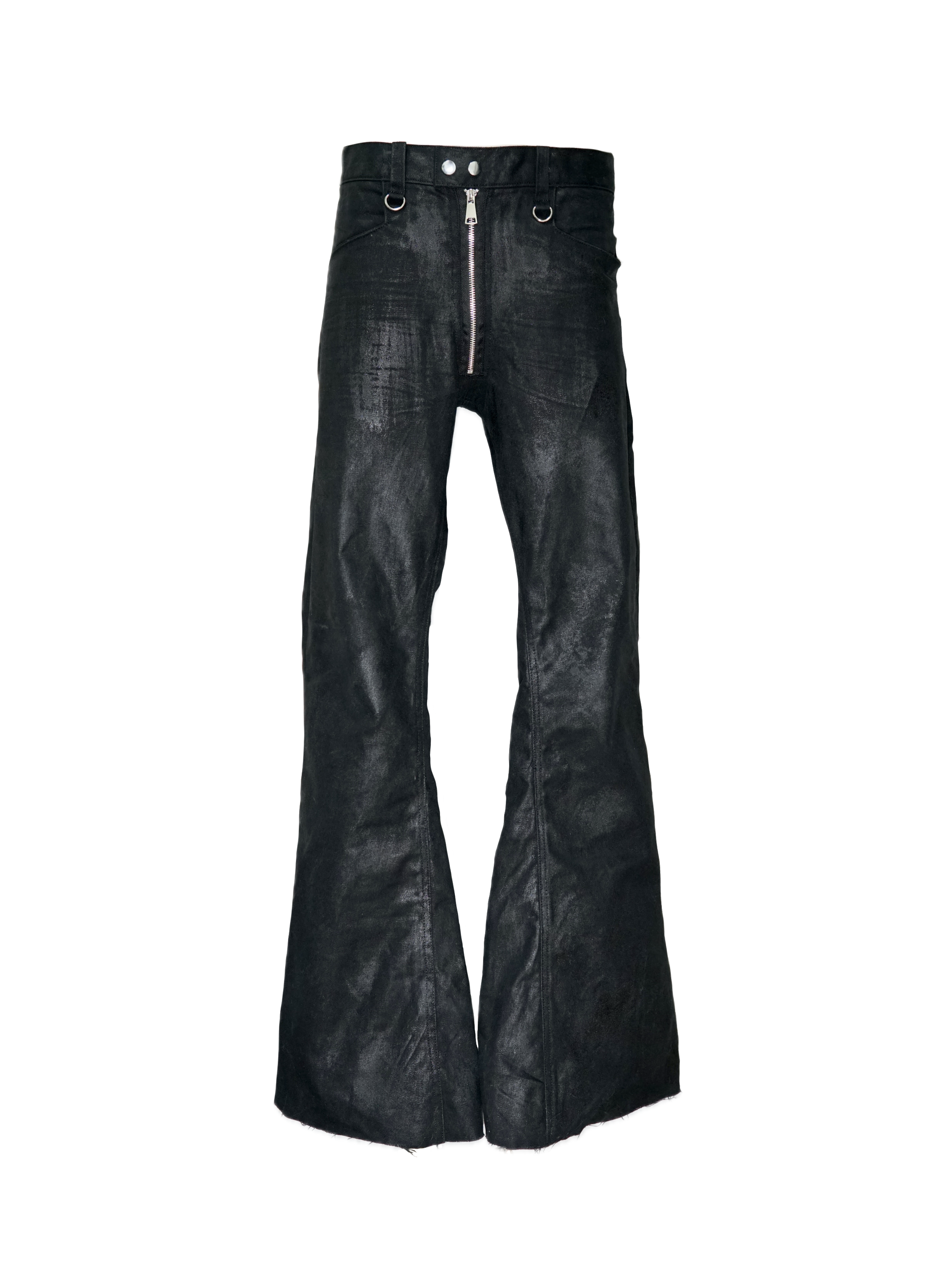 COATING FLARED PANTS