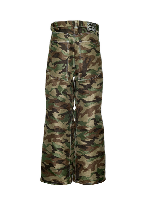 CORSET LACE-UP PANTS