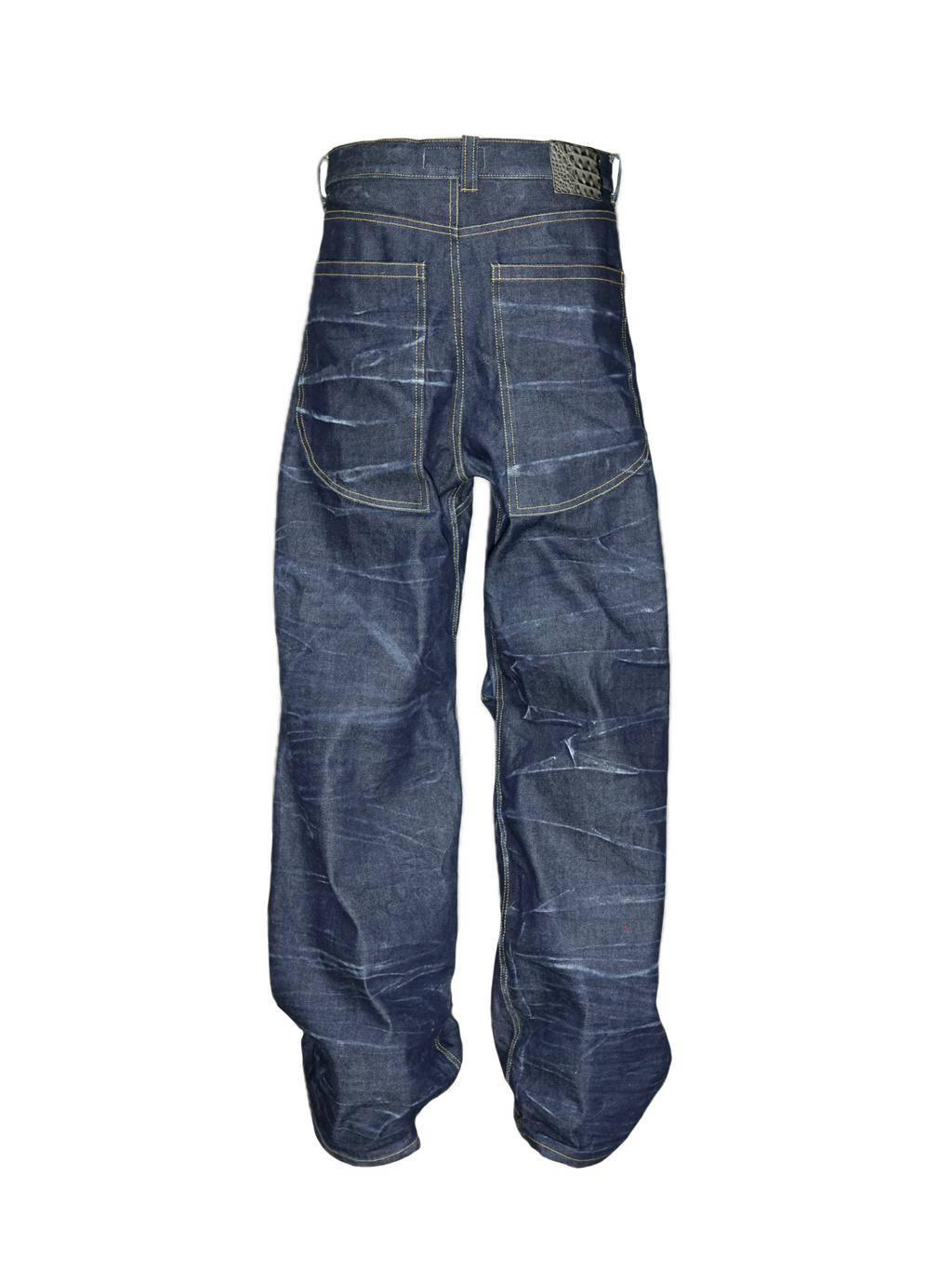 CORSET LACE-UP DENIM