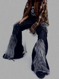 FUR FLARE JEANS