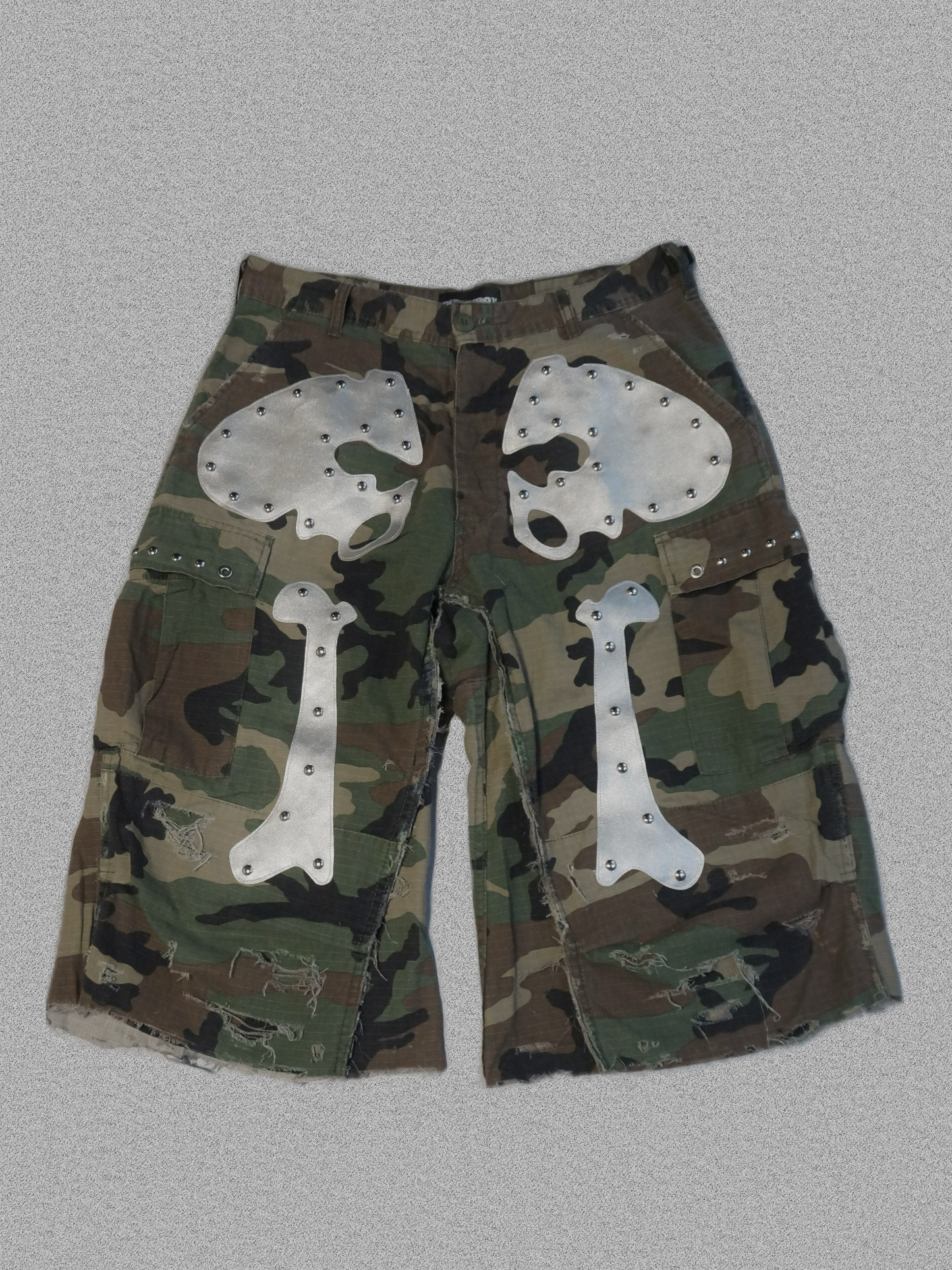 SKELETON JOGGER SHORTS