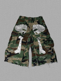 SKELETON JOGGER SHORTS